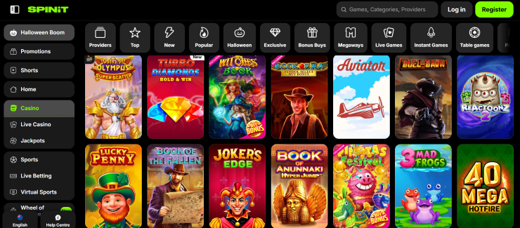 Fast payout casino games at Spinit Casino in NZ