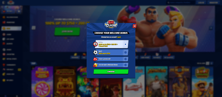 Step 3 Deposit funds and claim a bonus