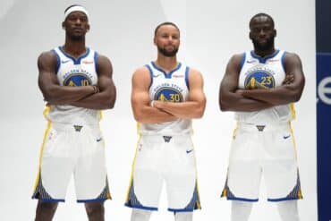 Steph Curry Jimmy Butler Draymond Green Media Day