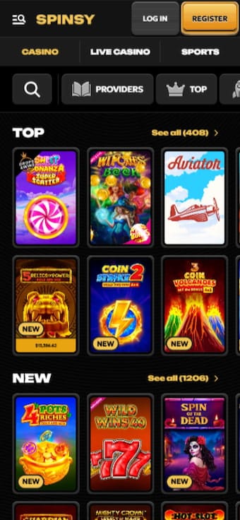 App Spinsy1 su iPhone 13 Pro