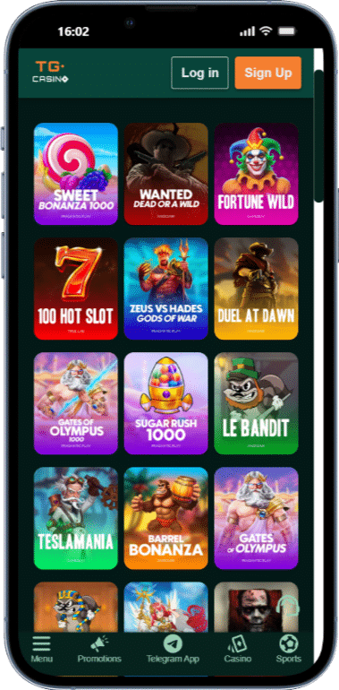 TG.Casino - أفضل كازينو اون متكامل مع تليغرام