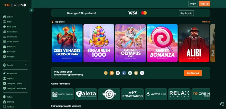 كازينو تيليجرام Tg casino