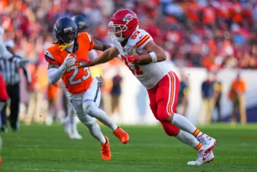 Broncos rookie Jahde Barron trolls Travis Kelce and Taylor Swift after Broncos win
