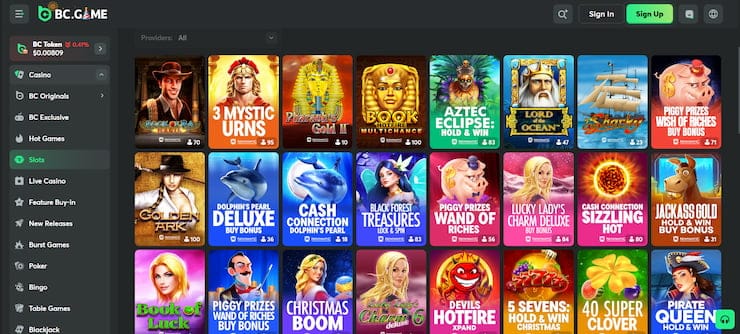 BC.Game has plenty of crypto gambling options for players to enjoy