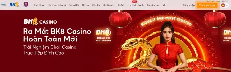 BK8 - Cá cược an toàn với tiền fiat và Crypto