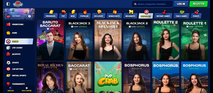 BigClash fast payout baccarat casino online for AU