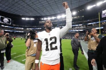 Shedeur Sanders put his hand up.