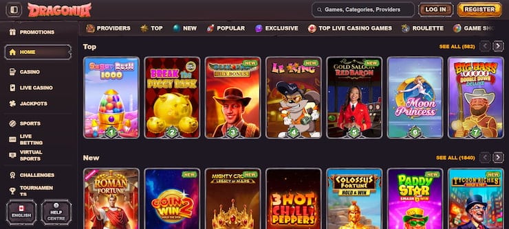 Dragonia is the no.1 ranked online casino in Ontario