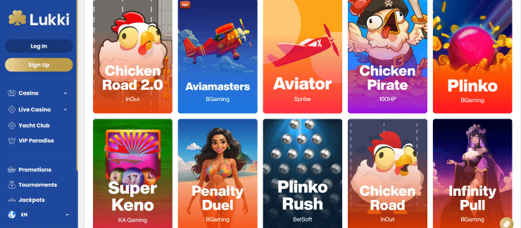 Explore Lukki for the best casino games in the UAE