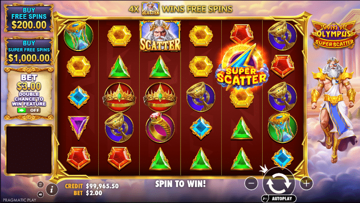 Gates of Olympus Super Scatter Slot Super Scatter Symbol