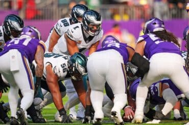 Jalen Hurt stands under center for the Eagles.