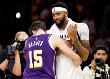 Los Angeles Lakers Austin Reaves Discusses Anthony Davis Jersey Swap