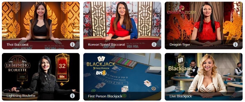 Live Casino tại Casino trực tuyến uy tín kịch tính, hấp dẫn