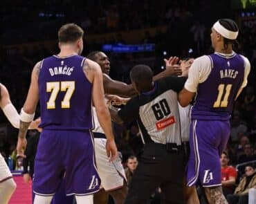Lakers Luka Doncic Offers To Pay Jaxson Hayes' Fine After Scuffle Against Clippers
