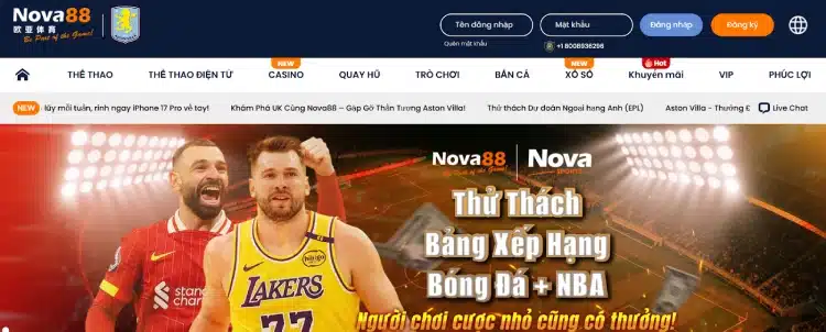 Nova88 - Khuyến mãi cực lớn, nạp/rút tiền cực nhanh