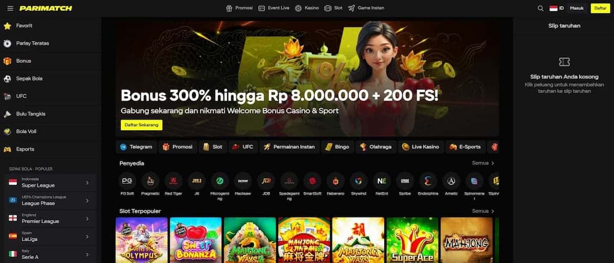 Parimatch: Transaksi Cepat dan Sistem Aman