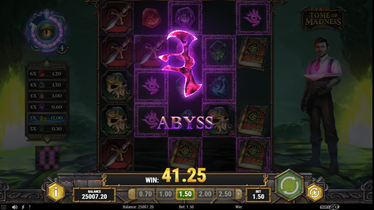Rich Wilde and the Tome of Madness Abyss Portal Effect