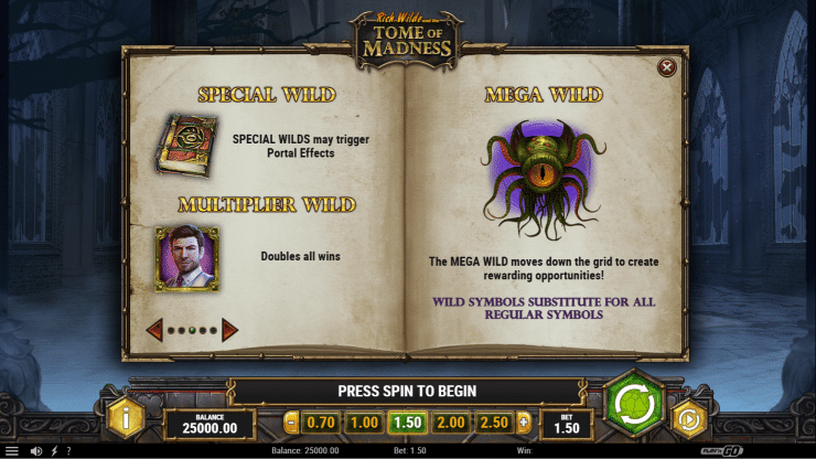 Rich Wilde and the Tome of Madness Mega Wild