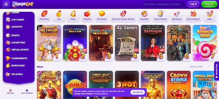Robocat is the best NZ casino for open banking support