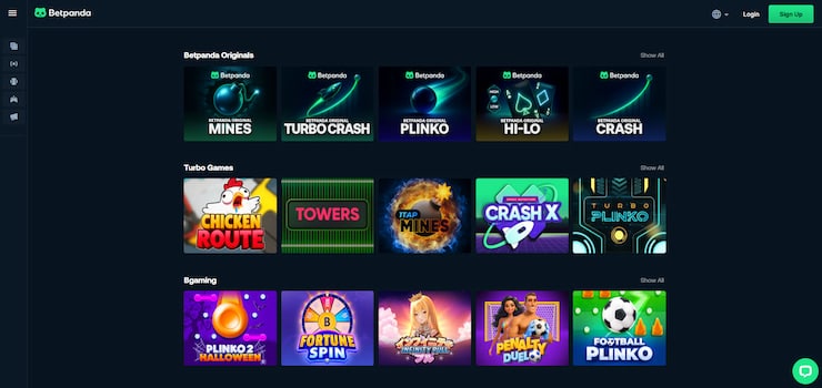 A preview of crash games at BetPanda, a top option for Forest Arrow gambling