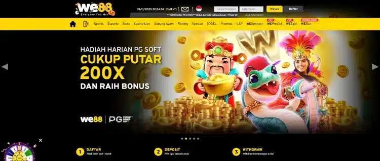 We88: Situs Slot dengan Penarikan Tercepat