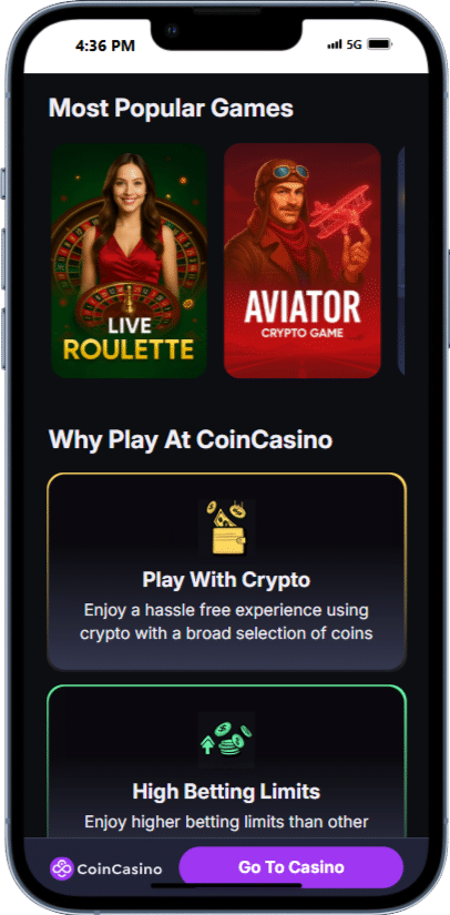 Coin Casino - كازينو شامل للاعبين العرب والأتراك