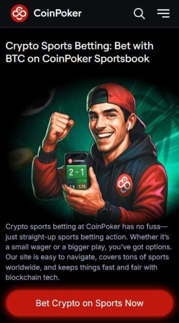 CoinPoker betting app
