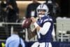 Dak Prescott holds the ball.