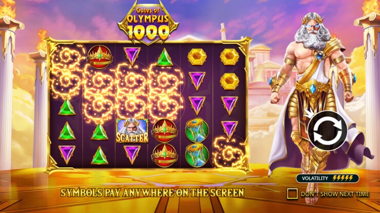 Launch Gates of Olympus 1000 games