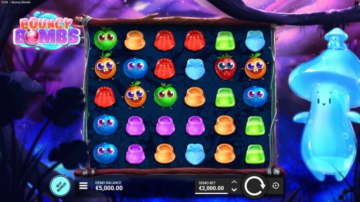 Set your stake at Bouncy Bomb