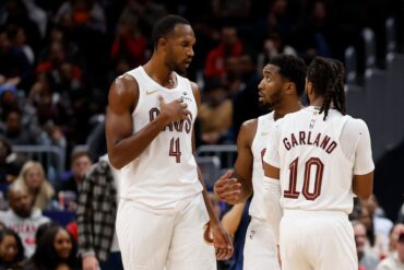 Evan Mobley, Donovan Mitchell, Darius Garland - Cleveland Cavaliers