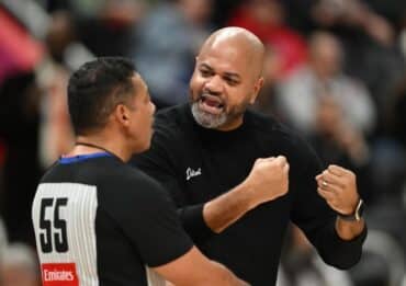 WATCH Detroit Pistons Coach J.B. Bickerstaff Rips Refs After Loss To Mavericks