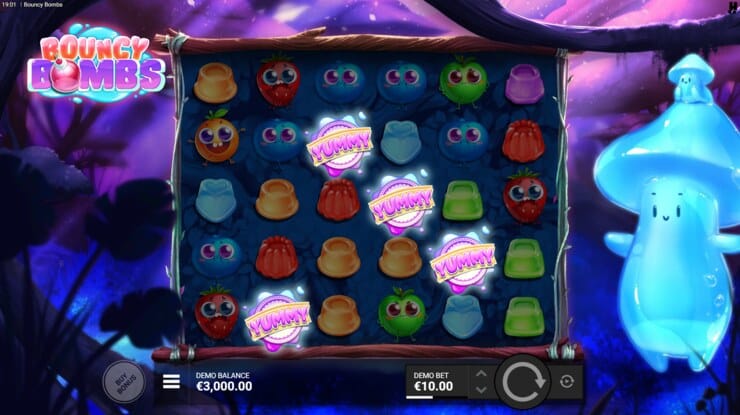 Win Bouncy Bomb free spins