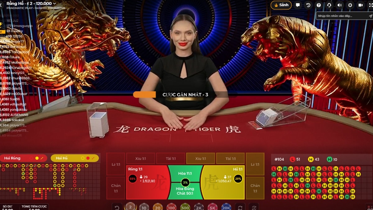 Top 10+ sòng casino chơi Dragon Tiger Đẳng Cấp Thưởng Lớn
