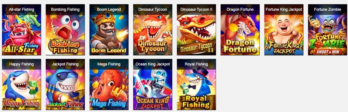 Nhà cái Bắn Cá uy tín cung cấp game do nhà phát hành lớn sản xuất