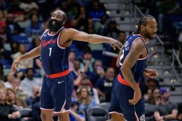 James Harden and Kawhi Leonard Clippers