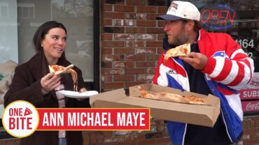 Ann Michael Maye, Wife Of Drake Maye, Joins Dave Portnoy For Pizza Review