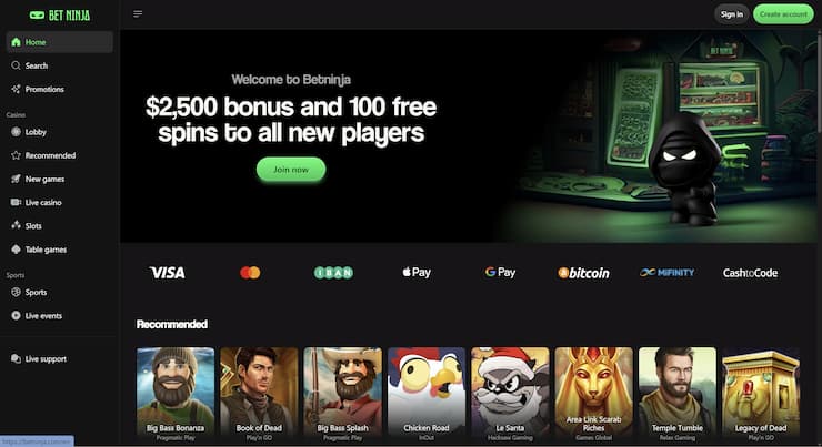 A look at Betninja and its $2,500 welcome bonus for Canadian sports bettors.