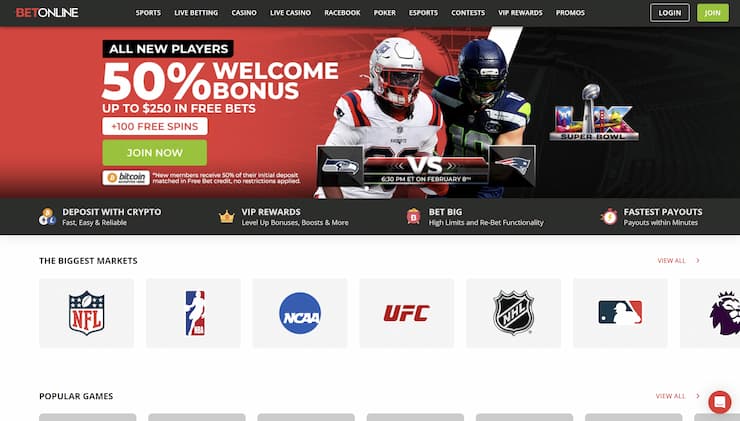 A look at BetOnline, one of the best March Madness betting sites in the USA.