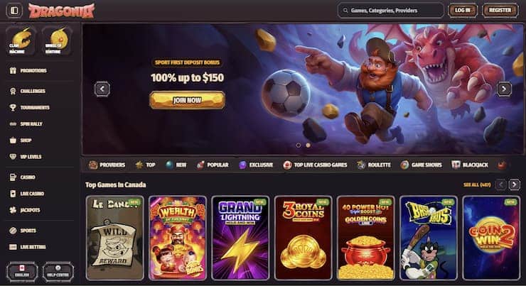 A look at Dragonia, one of the best UFC betting sites for Canadians.