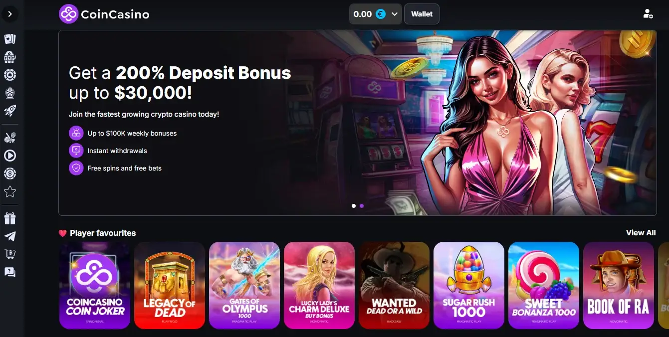 Games Available at Bitcoin Casinos