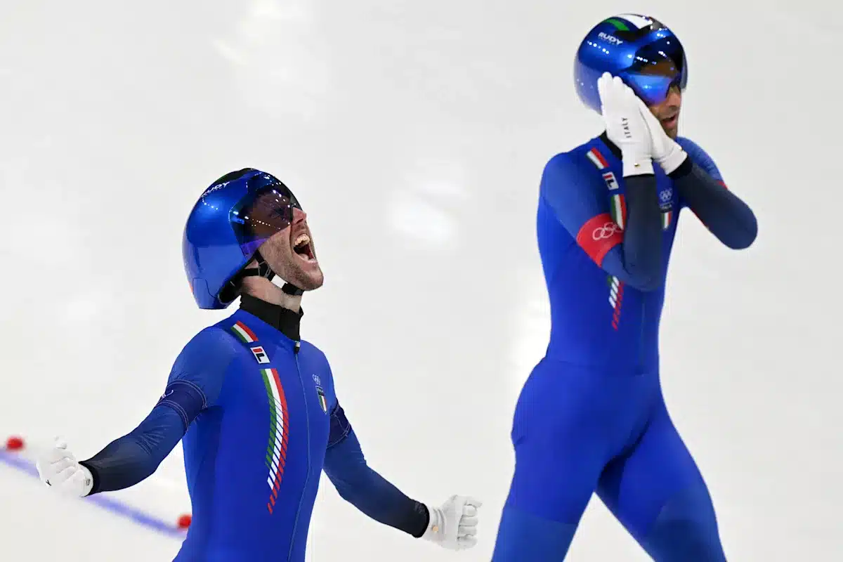 Who Is Italian Speed Skater Francesco Betti? His Steph Curry “Night, Night” Celebration Explained