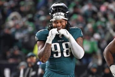 The Philadelphia Eagles and Las Vegas Raiders are reportedly discussing a Jalen Carter for Maxx Crosby trade.