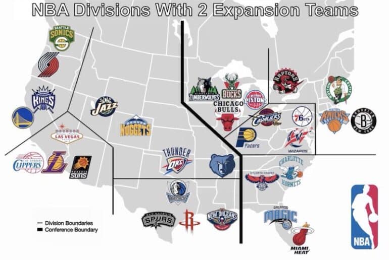 NBA Expansion: Reimagining Eastern and Western Conference Divisions