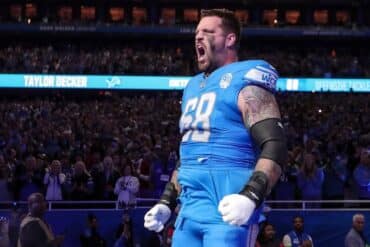 Taylor Decker is one of the best remaining left tackles available in 2026 NFL Free Agency.