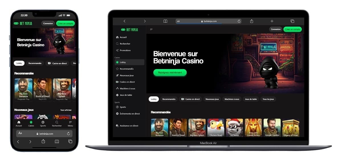 Betninja casino - casino en ligne suisse