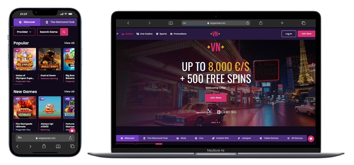 Vegas Now - casino en ligne suisse