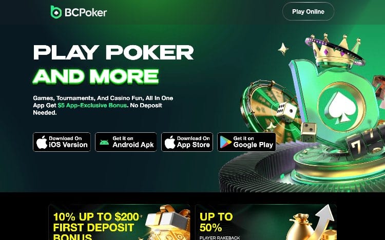 เว็บไซต์โป๊กเกอร์ออนไลน์ BCPoker