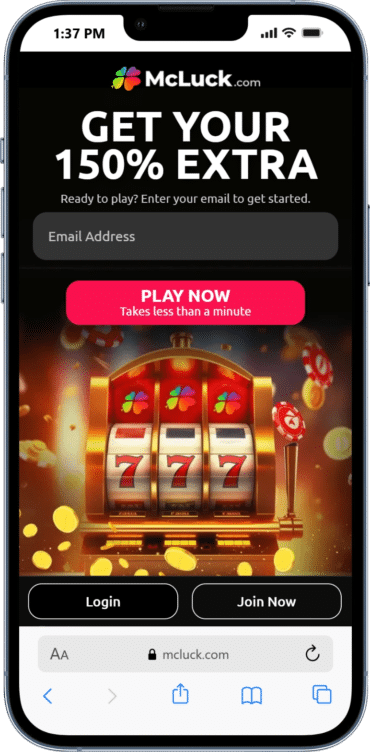 McLuck sweepstakes casino on mobile