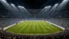 Packed stadium under floodlights before Argentina vs Algeria 2026 World Cup match at Arrowhead Stadium